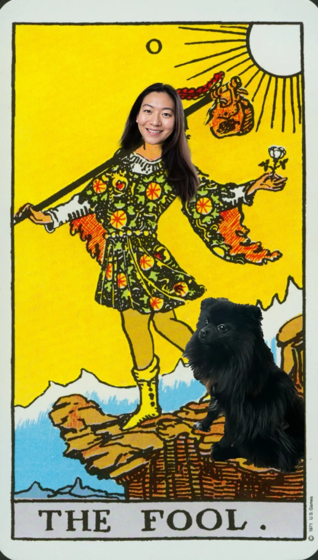 Ginny Wan as The Fool tarot card
